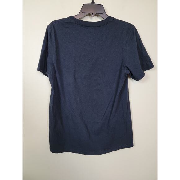 Adidas Amplifier Tee T-Shirt Men's Medium Black Logo Short Sleeve Cotton - Picture 3 of 3